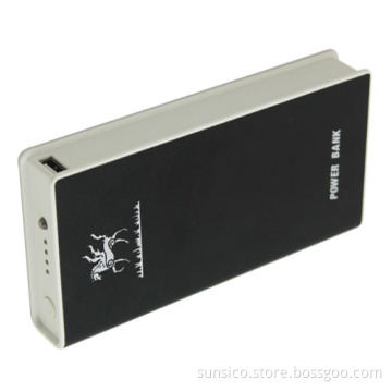Fashion Shell Made of Leather Portable Power/ Mobile Charger Power Bank 12000mAh